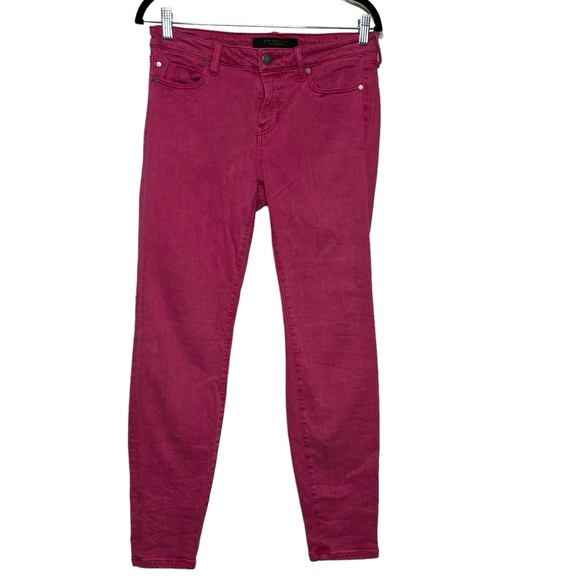 Liverpool The Crop Skinny Dark Pink Jeans Size 6/28 - Picture 3 of 13